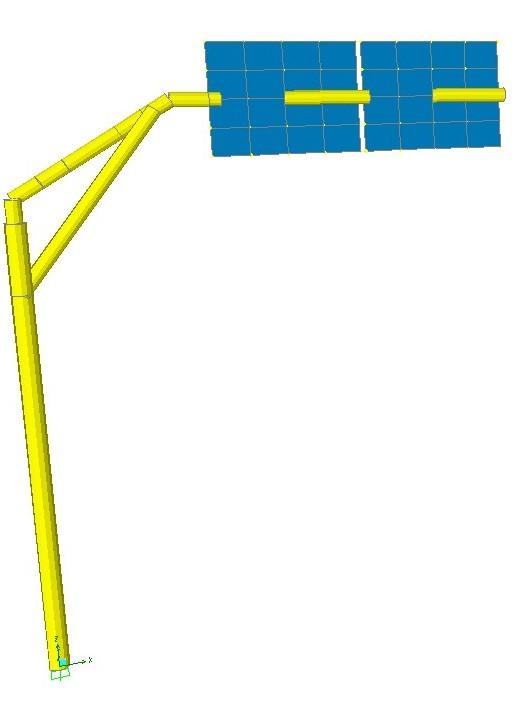 Estructura metálica – Cartel